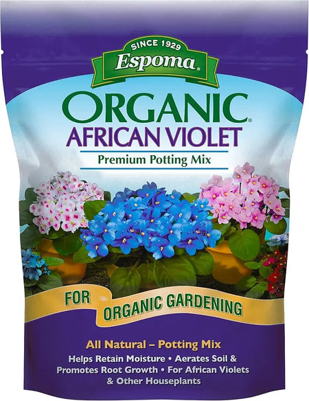 Espoma Organic African Violet All Natural Mix, 4qt
