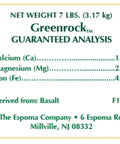 Espoma Organic Greenrock Plant Supplement, 7lb