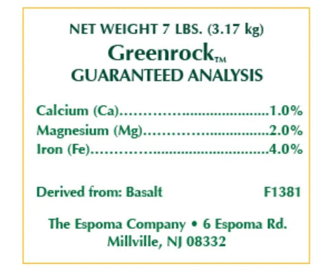 Espoma Organic Greenrock Plant Supplement, 7lb
