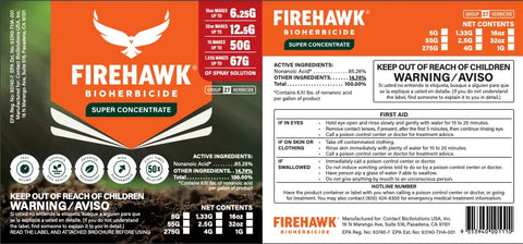 FireHawk Bioherbicide Super Concentrate Weed Killer