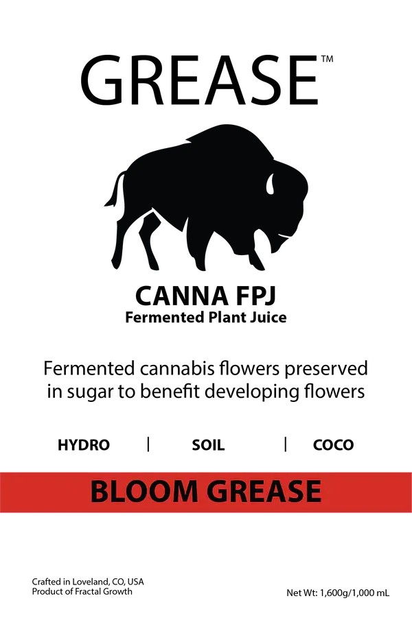 GREASE Bloom Grease Fermented Flowering Plant Juice (BLOOM FORMULA)