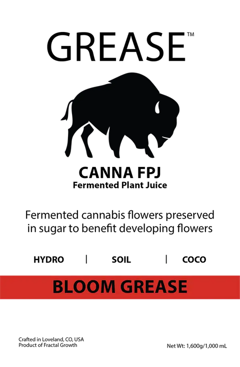 GREASE Bloom Grease Fermented Flowering Plant Juice (BLOOM FORMULA)