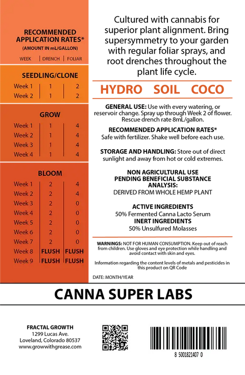 GREASE GOLD Label Grower's Starter Pack 250 mL
