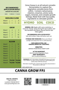 GREASE Grow Grease Fermented Vegetative Plant Juice (GROW FORMULA)