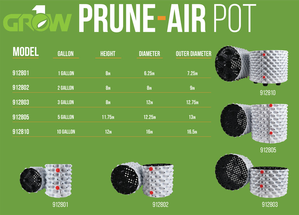 GROW1 Prune-Air Pots 5 Gallon