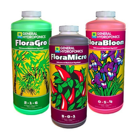 General Hydroponics Flora Series Trio Bundle