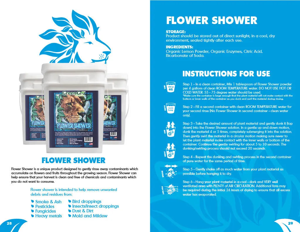 GreenGro Flower Shower, 2lb