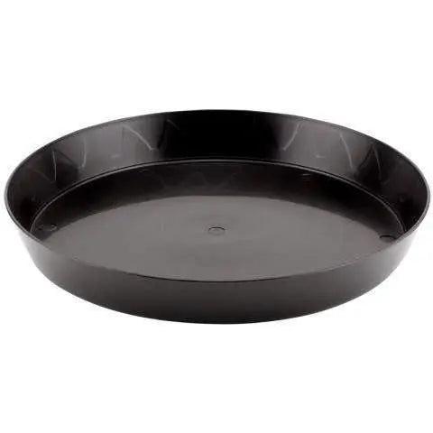 Gro Pro Heavy Duty Black Saucer, 10" | Case of 50