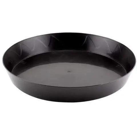 Gro Pro Heavy Duty Black Saucer, 12" | Case of 50