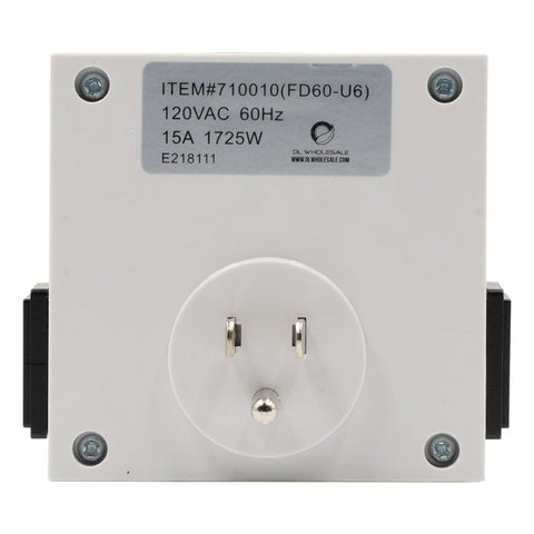 Grow1 Dual Outlet 120V Digital Timer