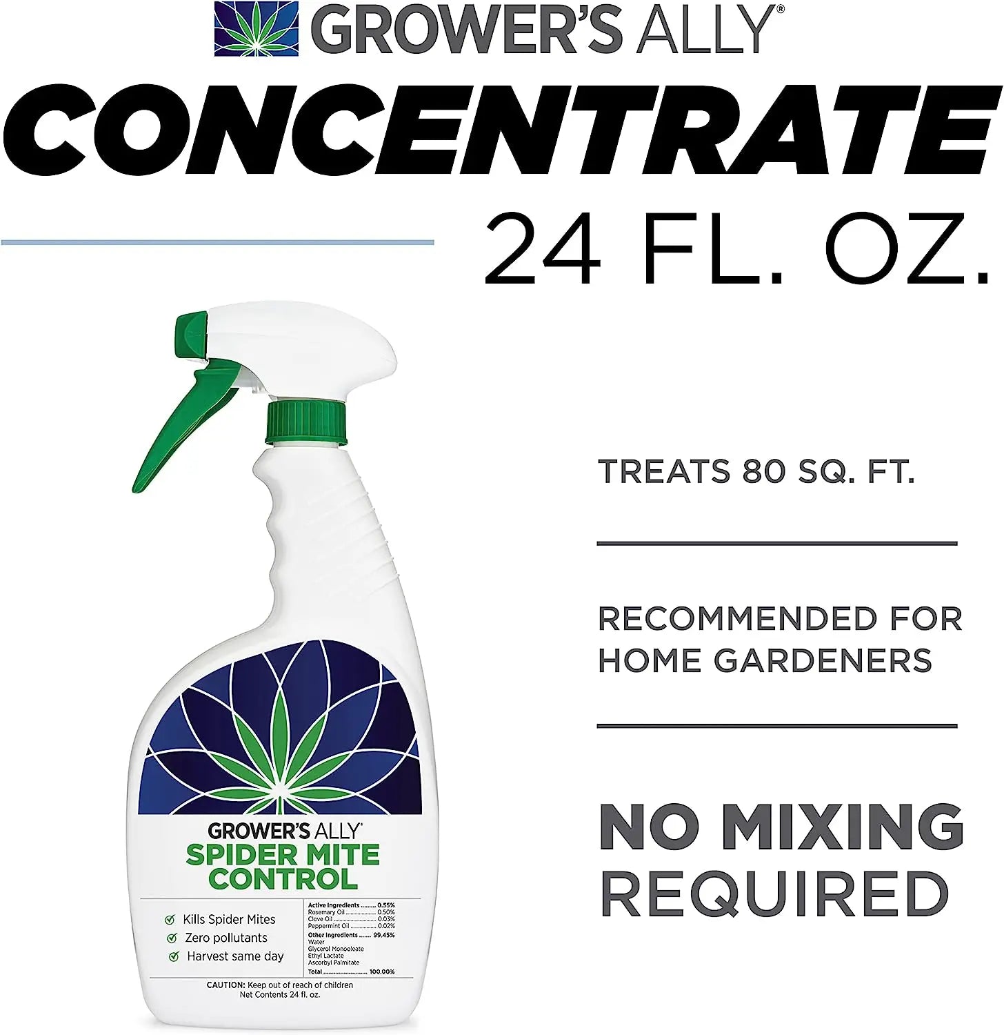 best spider mite killer for cannabis plants Grower's Ally Spider Mite Control Ready-to-Use, – GARDEN SUPPLY GUYS