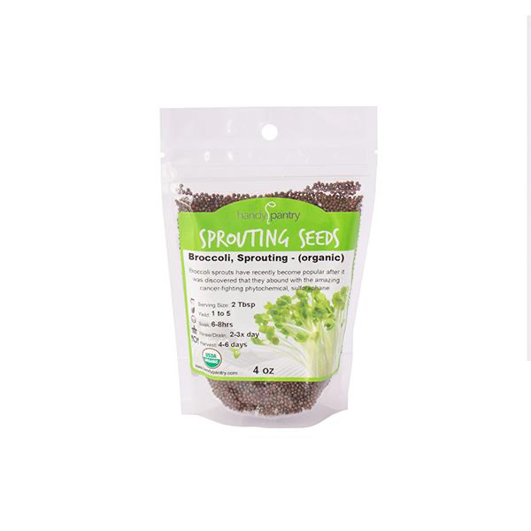Handy Pantry Broccoli | Organic Microgreens Sprouting Seeds