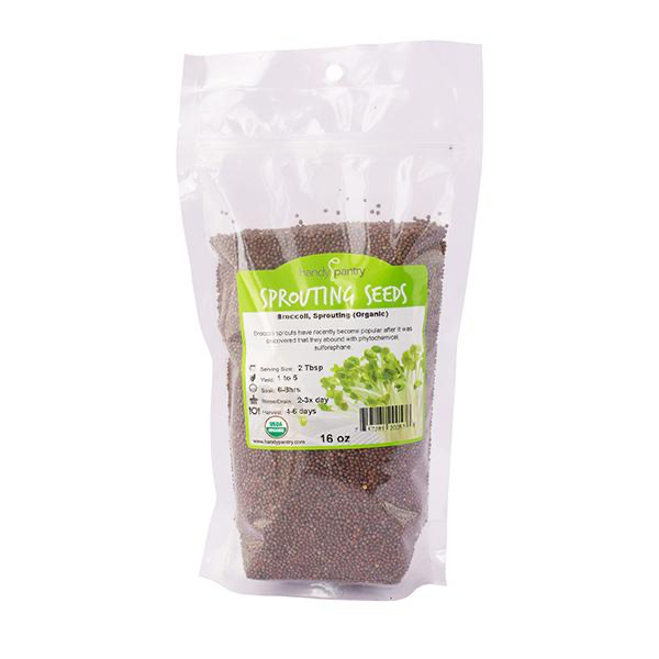 Handy Pantry Broccoli | Organic Microgreens Sprouting Seeds