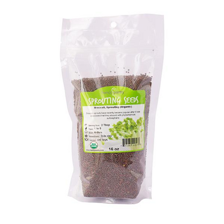 Handy Pantry Broccoli | Organic Microgreens Sprouting Seeds