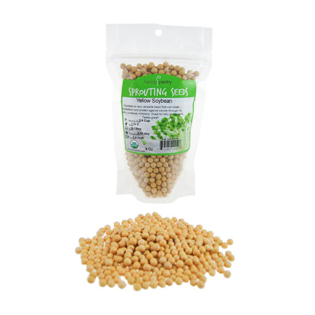 Handy Pantry Yellow Soy Bean | Organic Microgreens Sprouting Seeds