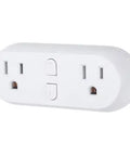 Hort2O Dual Outlet Wi-Fi Smart Plug Dual Outlet Timer, 120Vac