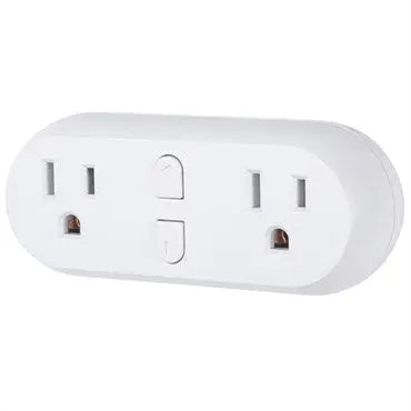 Hort2O Dual Outlet Wi-Fi Smart Plug Dual Outlet Timer, 120Vac