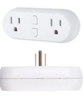 Hort2O Dual Outlet Wi-Fi Smart Plug Dual Outlet Timer, 120Vac