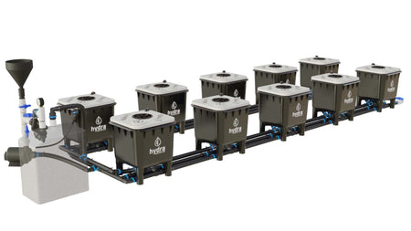 HydraMax 10 Bucket, 2 Row Professional RDWC System