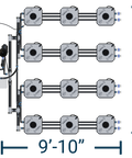 HydraMax 12 Bucket, 4 Row Professional RDWC System