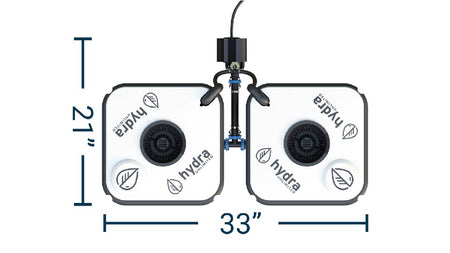 HydraMax 2 Bucket Home RDWC System