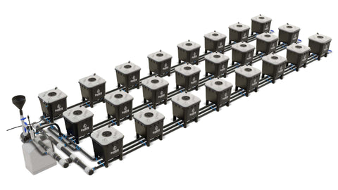 HydraMax 24 Bucket, 3 Row Professional RDWC System