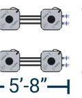 HydraMax 4 Bucket, 2 Row Professional RDWC System