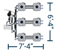 HydraMax 6 Bucket, 3 Row Professional RDWC System