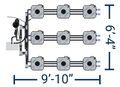 HydraMax 9 Bucket, 3 Row Professional RDWC System