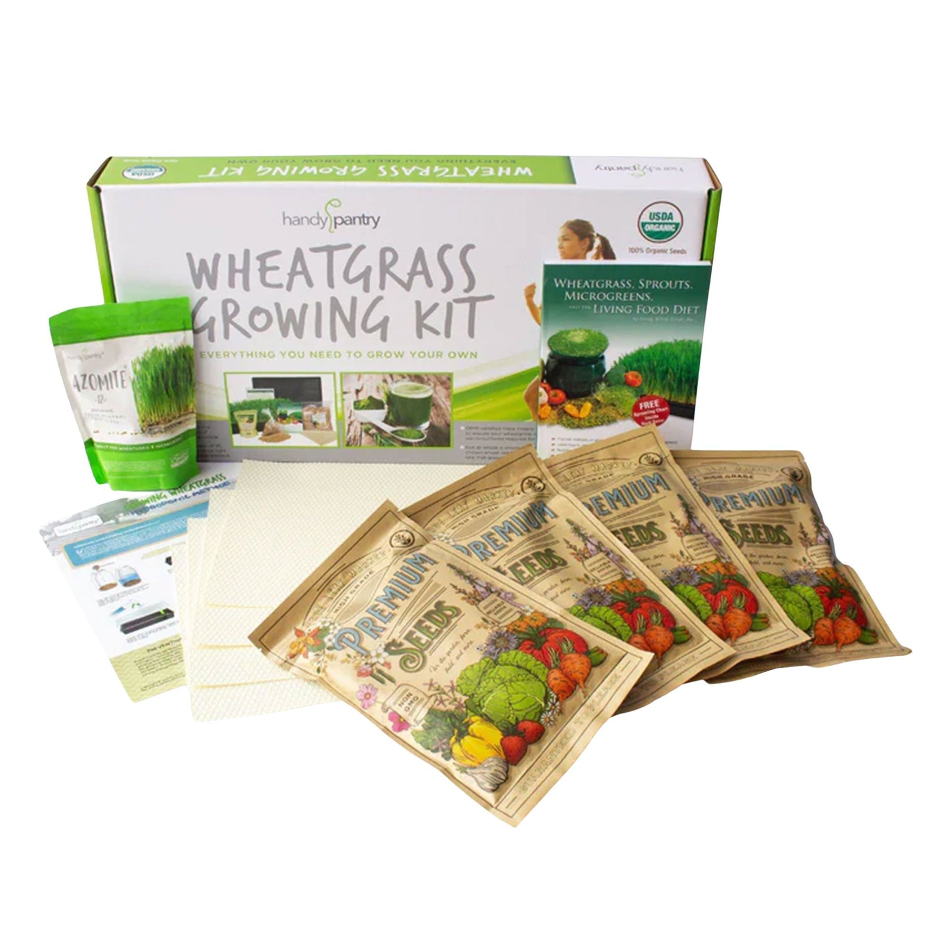 Handy Pantry Hydroponic Wheatgrass Growing Kit In-Stock Buy