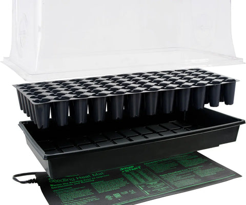 Jump Start Propagation Kit w/ Heat Mat, 7.5" Dome