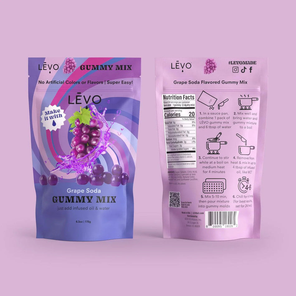 LĒVO Gummy Mix - Grape Soda