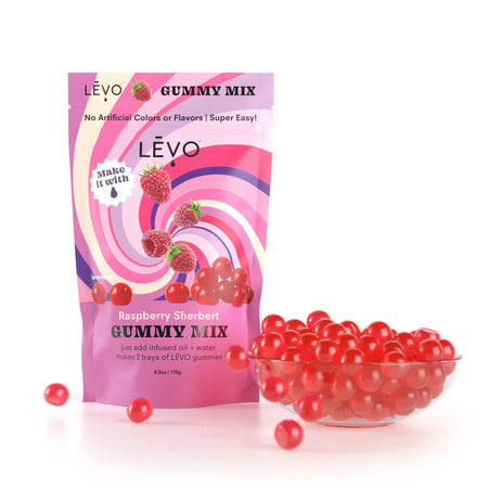 LĒVO Gummy Mix - Raspberry Sherbert