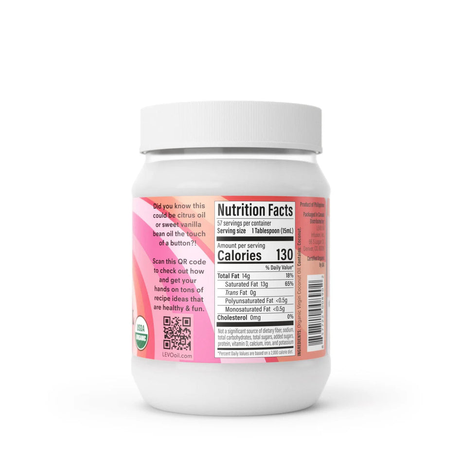 LEVO Organic Virgin Coconut Oil | 29oz
