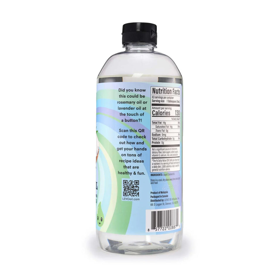 LEVO Premium MCT Liquid Coconut Oil | 32oz