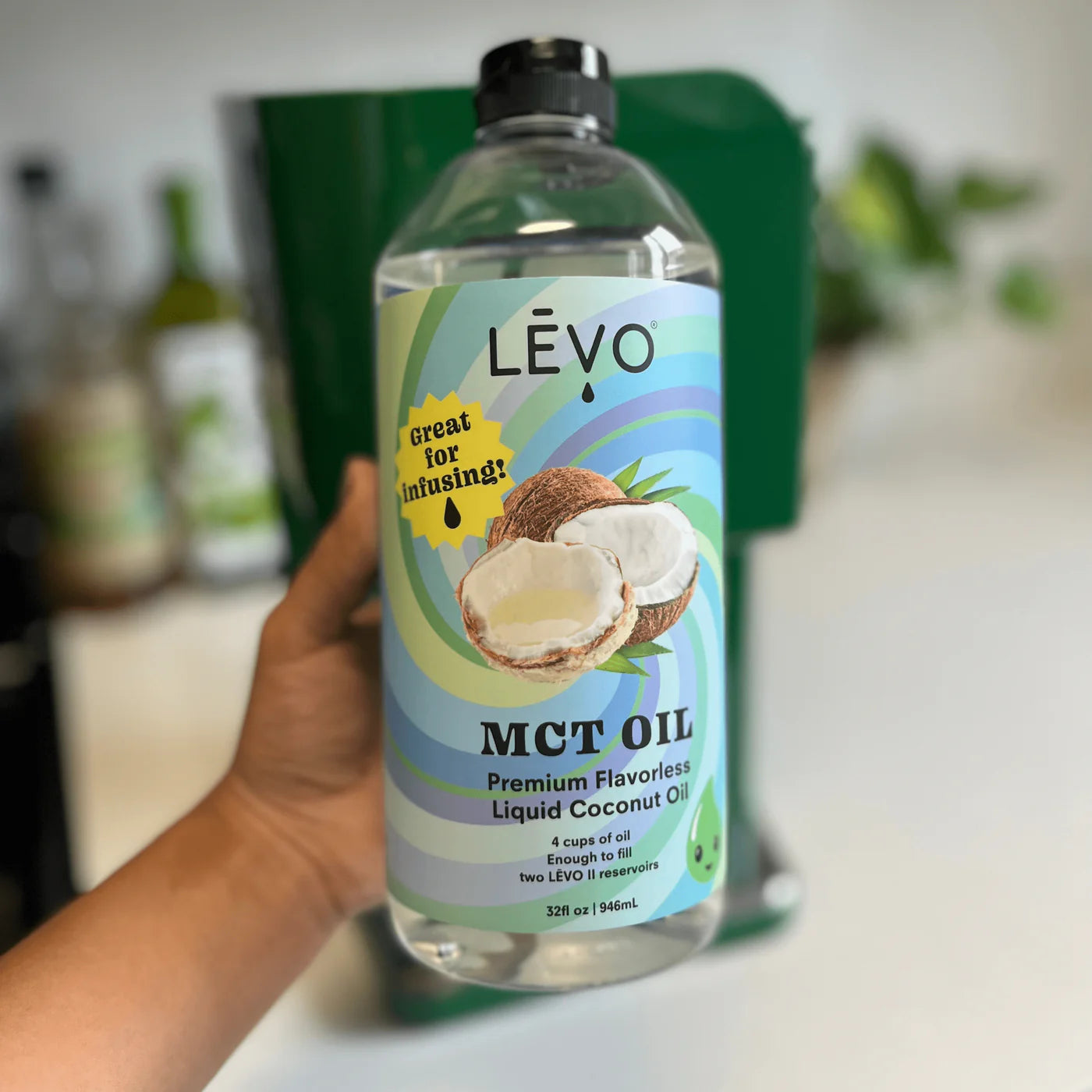 LEVO Premium MCT Liquid Coconut Oil | 32oz