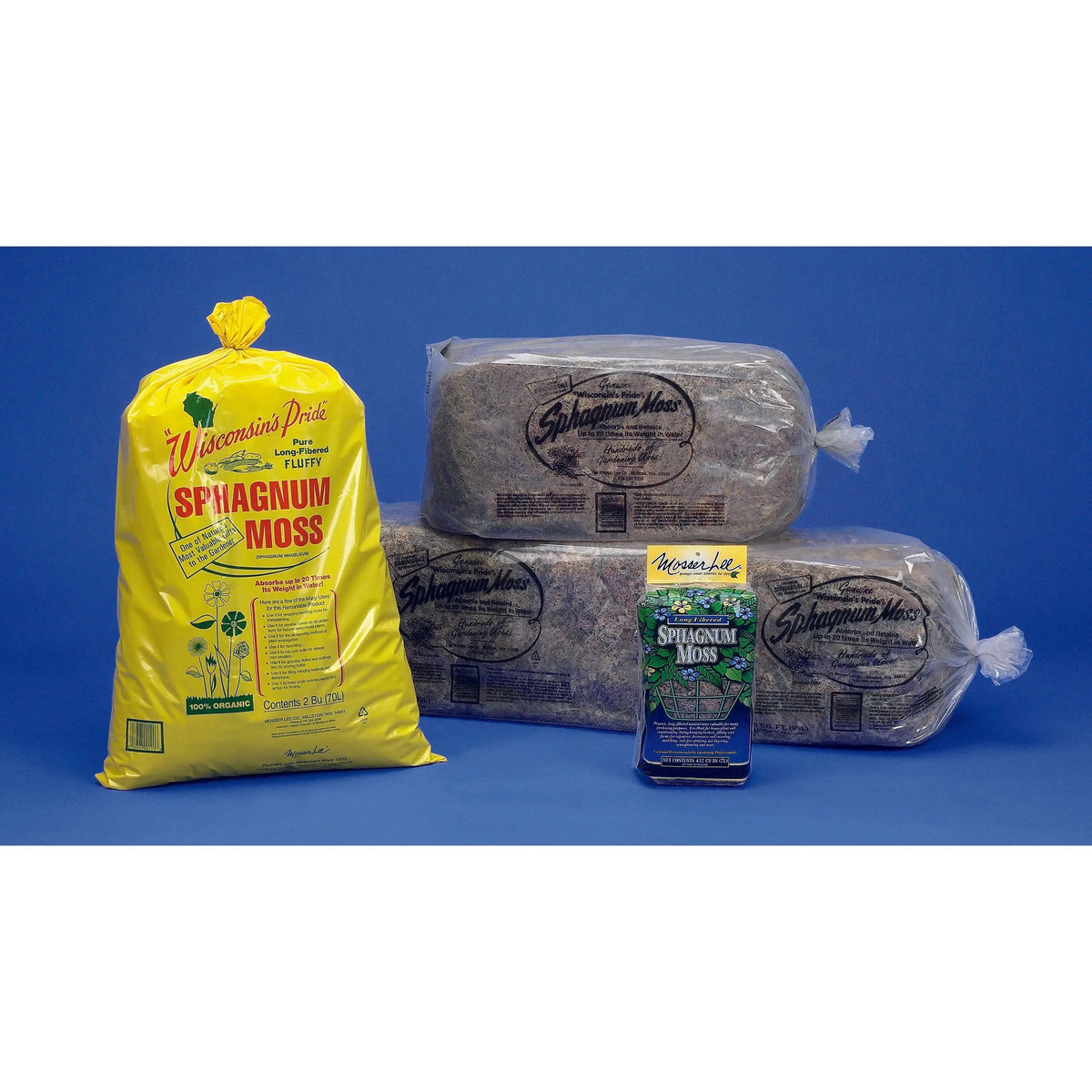 Long Fibered Sphagnum Moss Organic - Fluffy, 70L