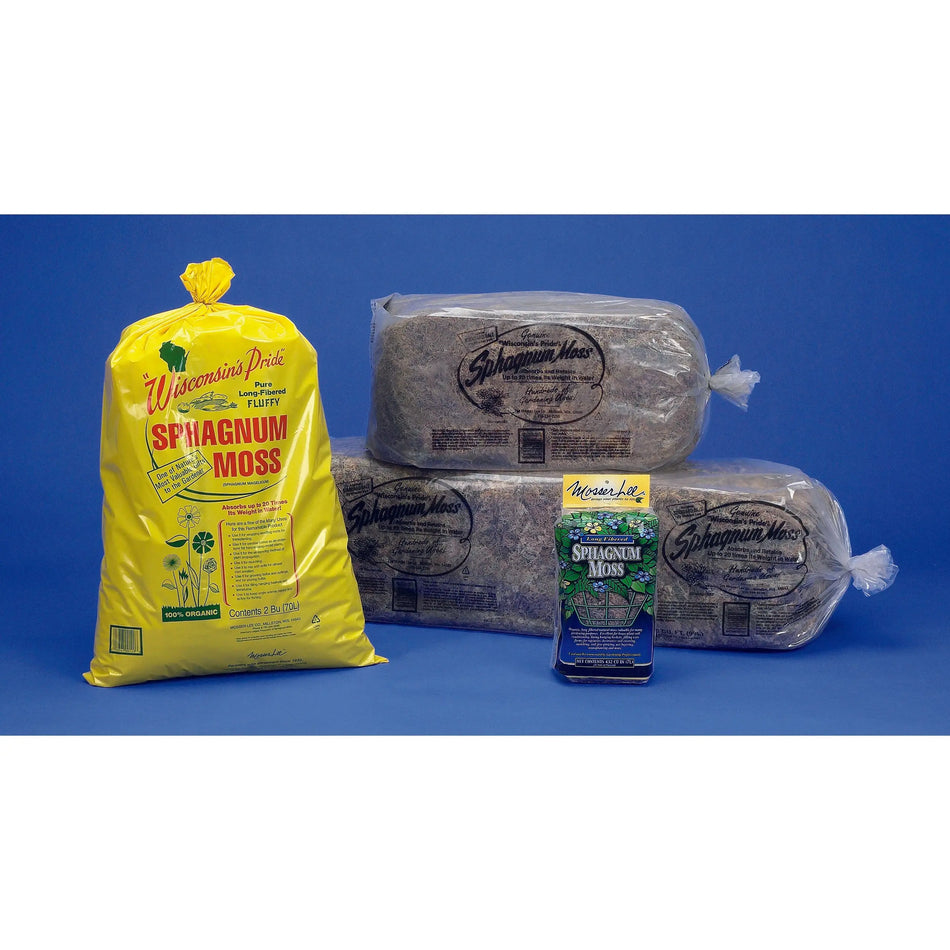 Long Fibered Sphagnum Moss Organic - Fluffy, 70L