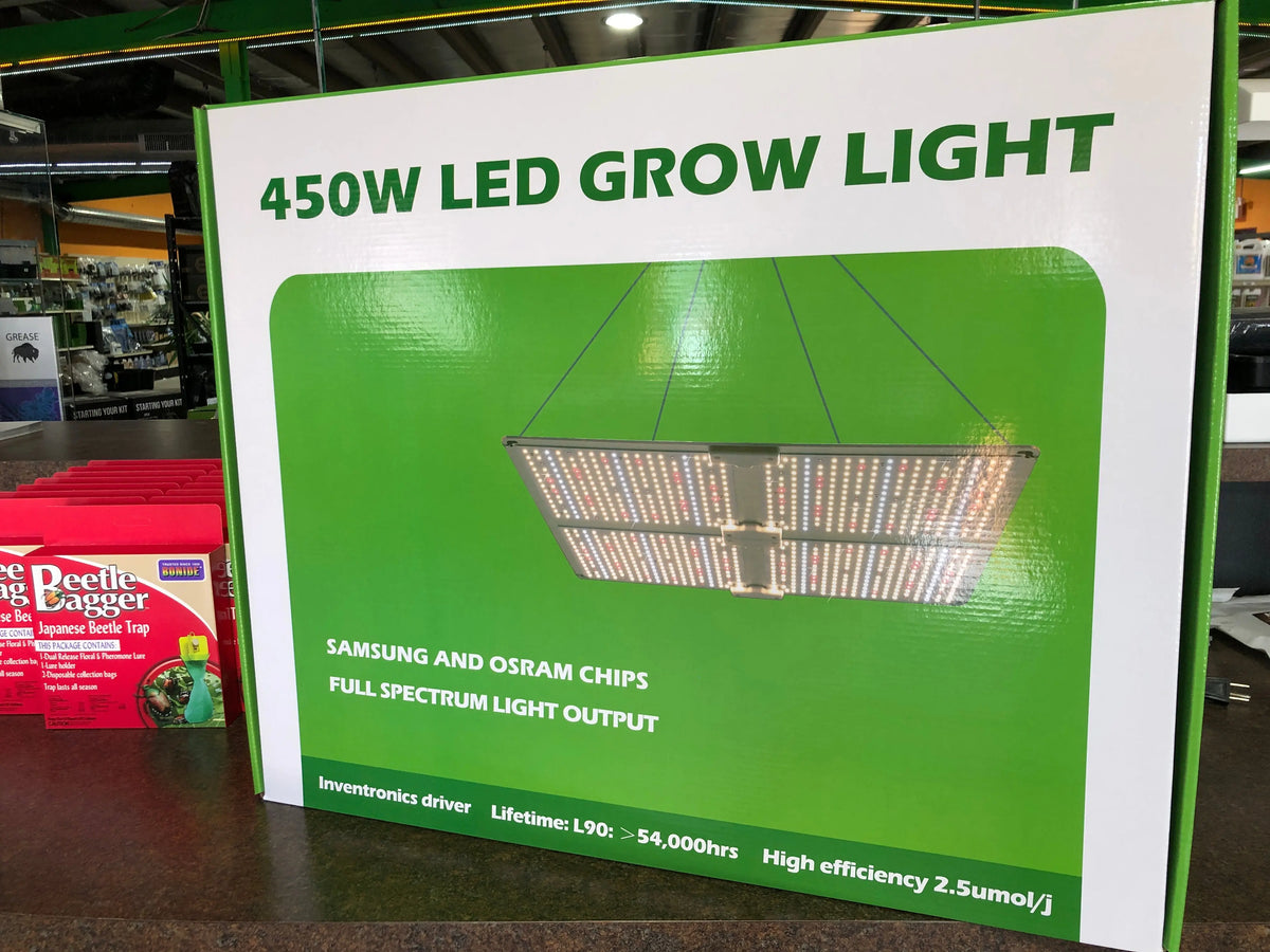 Megaphoton LED Grow Light Full Spectrum/2.5umol/Dimmable, 450W