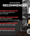 Mushroom Supplies Substrate for Dung-Loving Mushrooms, 5lbs