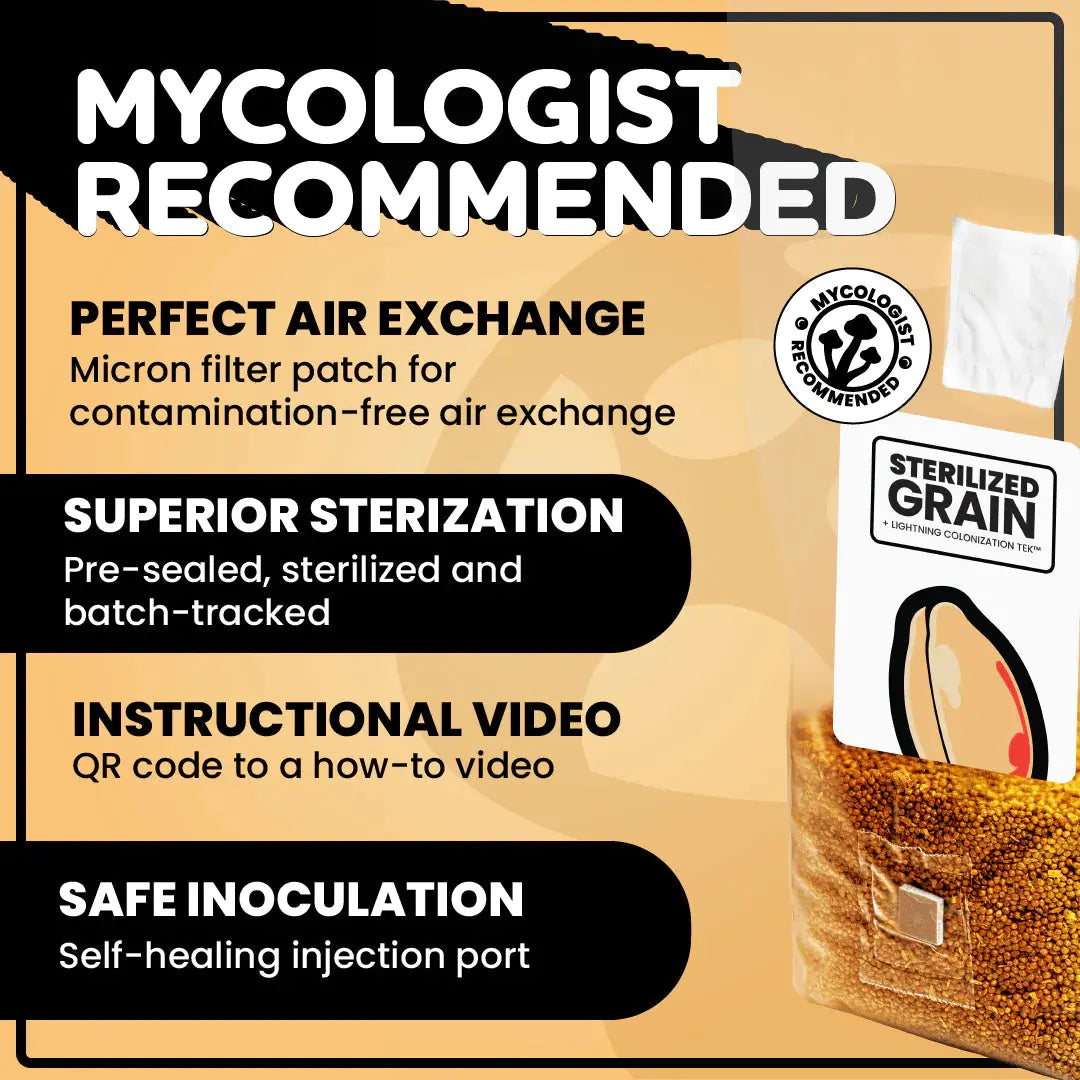 Mushroom Supplies® Sterilized Grain for Mushroom Spawn, 3lbs