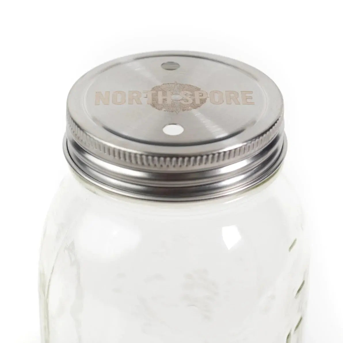 NORTH SPORE 'Regular Mouth' Culture Jar Lid with Port & Filter | Pack of 6
