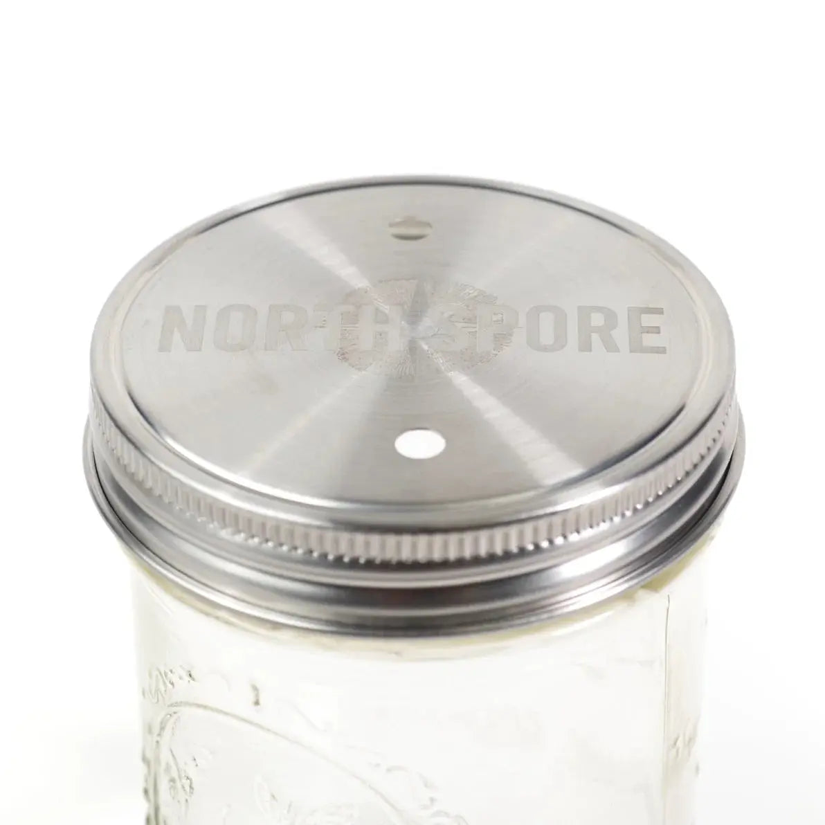 NORTH SPORE 'Wide Mouth' Culture Jar Lid with Port & Filter | Pack of 6