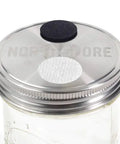 NORTH SPORE 'Wide Mouth' Culture Jar Lid with Port & Filter | Pack of 6