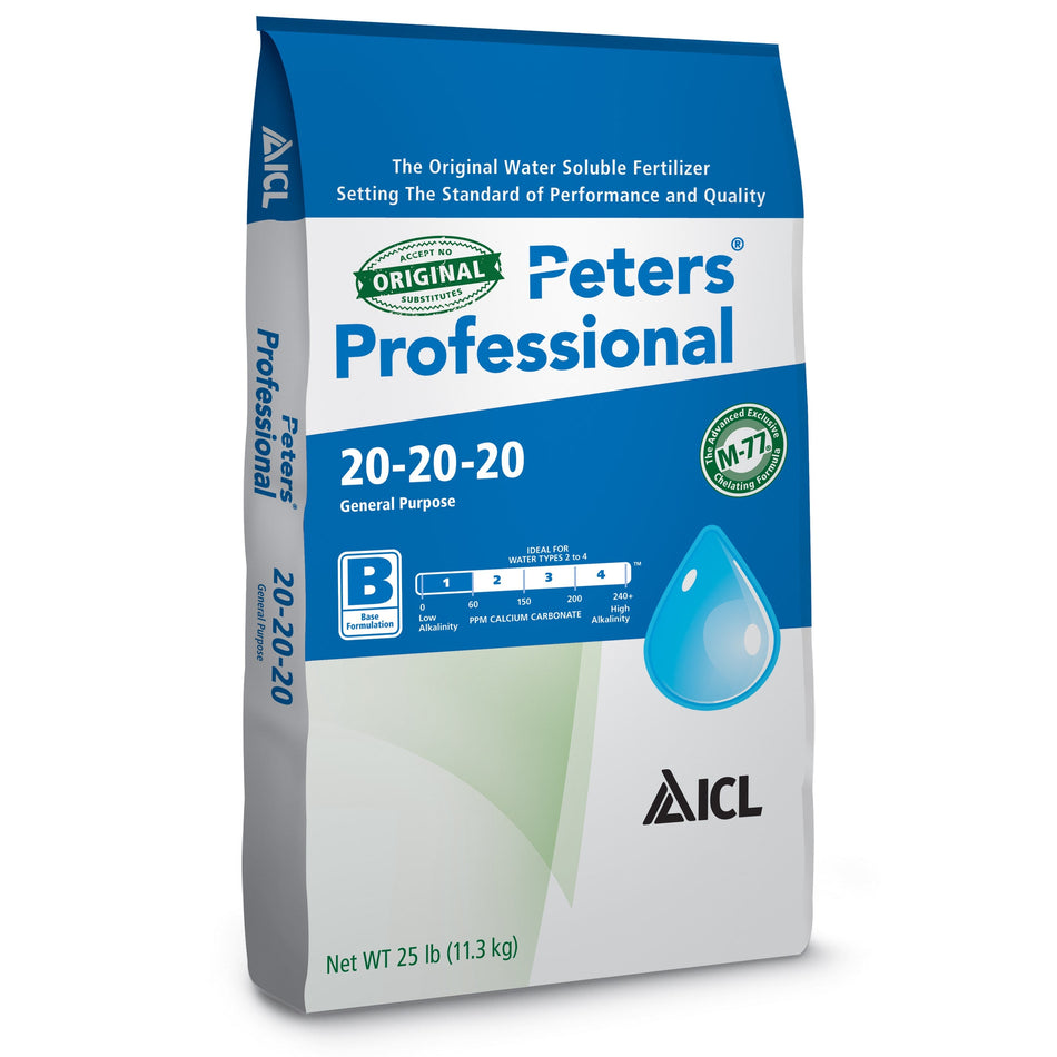 Peters Professional 20-20-20 General Purpose Fertilizer, 25 lb