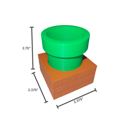 Retro Mario Warp Pipe Planter - Level Up Your Plant Decor