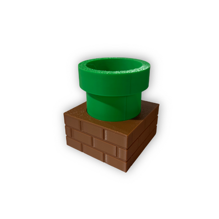 Retro Mario Warp Pipe Planter - Level Up Your Plant Decor