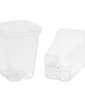 SUNPACK 2.5" Heavy Duty Visible Root Clear Square Pot