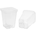 SUNPACK 2.5" Heavy Duty Visible Root Clear Square Pot