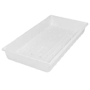 Sunpack Extra Thick White 1020 Seedling Tray, No Holes | Case of 100